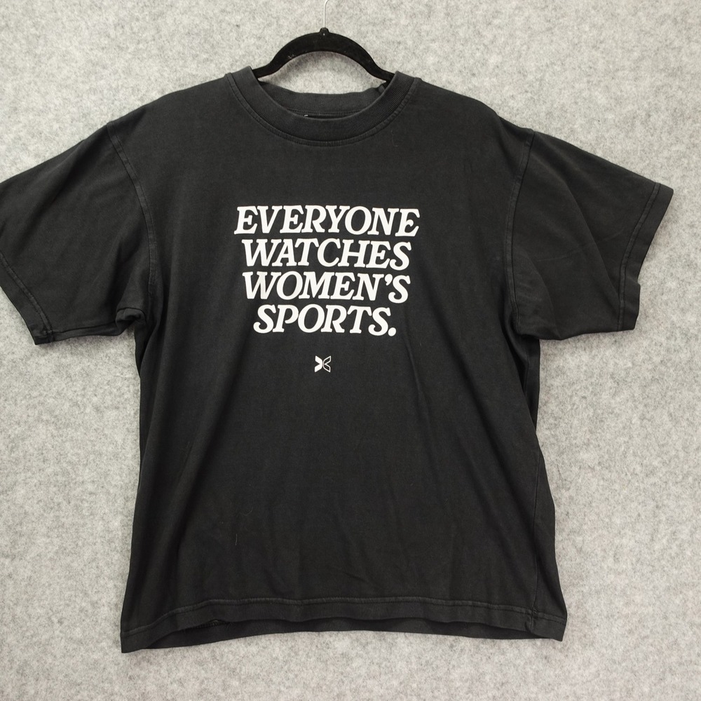 Everyone Watches Womens Sports T Shirt M Faded Black Nike WNBA Slogan TOGETHXR